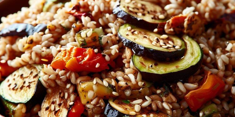 Salada de Grãos com Legumes Grelhados: Nutrição e Emagrecimento em um Prato! 2 Salada de Grãos com Legumes Grelhados