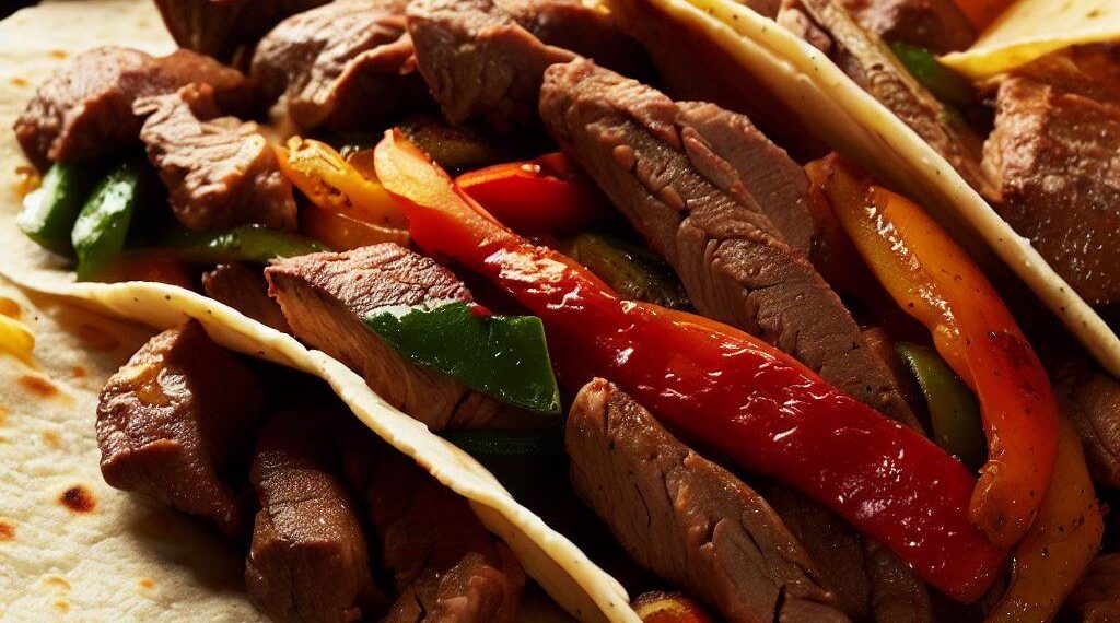 Fajitas Mexicanas : Tiras de Carne Temperadas e Grelhadas