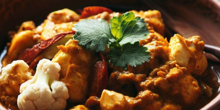 Curry de Frango com Couve-Flor: Perca Peso sem Sacrificar o Sabor! 2 Curry de Frango com Couve-Flor: Perca Peso sem Sacrificar o Sabor!