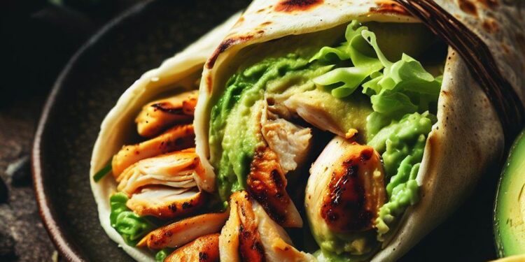 Wrap de Frango com Abacate: Combinação Perfeita para Perder Peso! 2 Wrap de Frango com Abacate: Combinação Perfeita para Perder Peso!