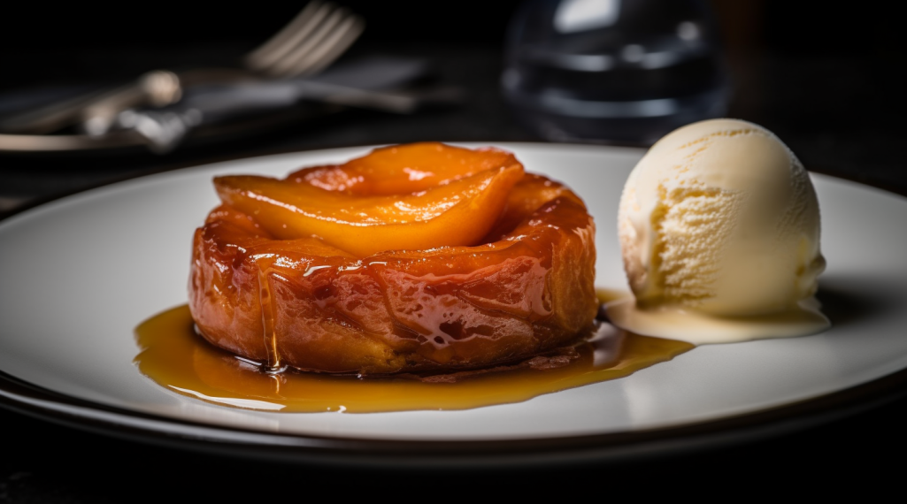 Tarte Tatin de Maçã com Sorvete de Baunilha de Madagascar | Maravilhosa