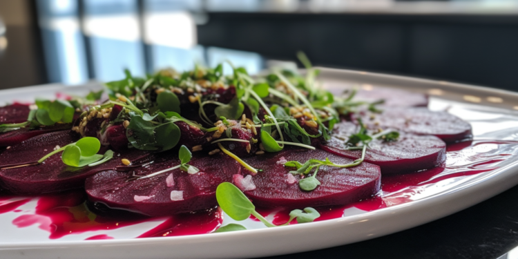 Carpaccio de Beterraba: Delícia Colorida que Queima Calorias!