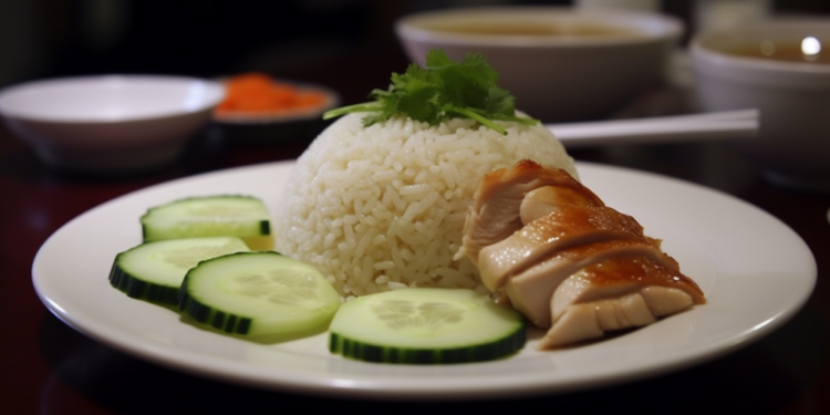 Arroz de Frango de Cingapura: O Prato Nacional Aromático e Saboroso 2 Arroz de Frango de Cingapura: O Prato Nacional Aromático e Saboroso