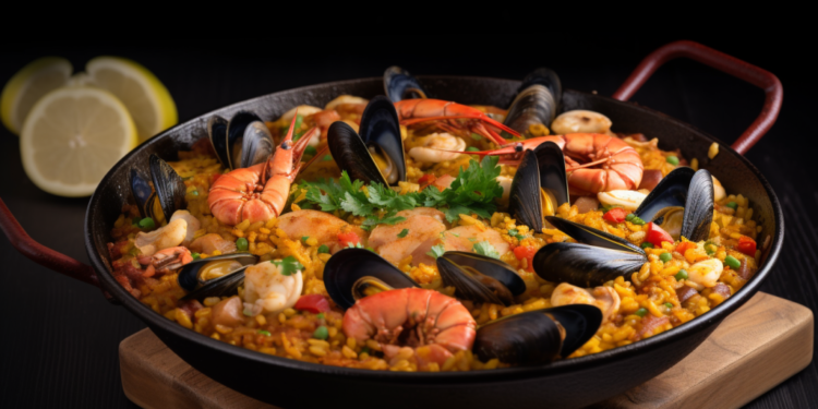 Paella de Frutos do Mar e Chouriço - Um Sabor do Mar 2 Paella de Frutos do Mar e Chouriço