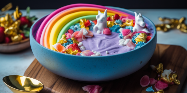 Smoothie Arco-Íris de Unicórnio: Aprenda a Fazer! 3 Smoothie Arco-Íris de Unicórnio: Aprenda a Fazer!