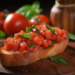 Bruschetta com Tomate e Manjericão: Torradas Italianas Frescas 10 Bruschetta com Tomate e Manjericão: Torradas Italianas Frescas