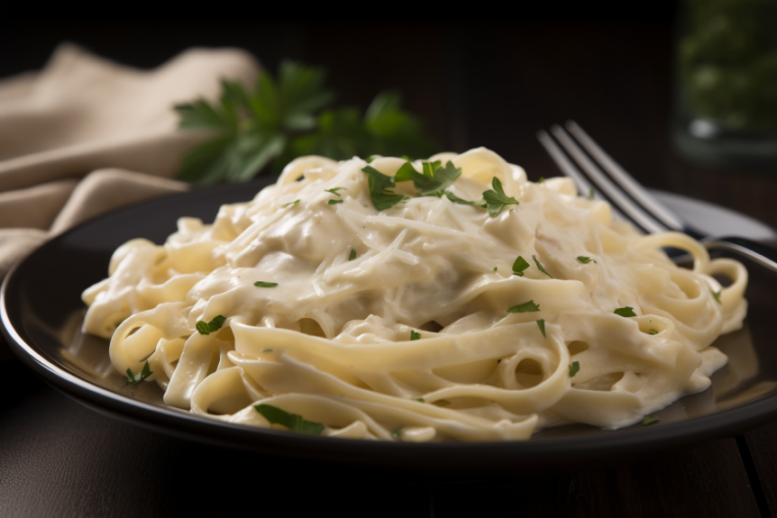Fettuccine Alfredo: Massa Cremosa com Queijo e Manteiga 3 Fettuccine Alfredo: Massa Cremosa com Queijo e Manteiga