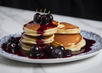 Panquecas Americanas com Xarope de Bordo: Café da Manhã Perfeito!